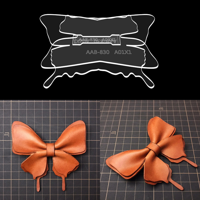 Leatherwork Patterns - YOMDID DIY 蝶革テンプレートアクリルステンシルペンダント装飾品手作り装飾テンプレート耐久性のある革細工ツール