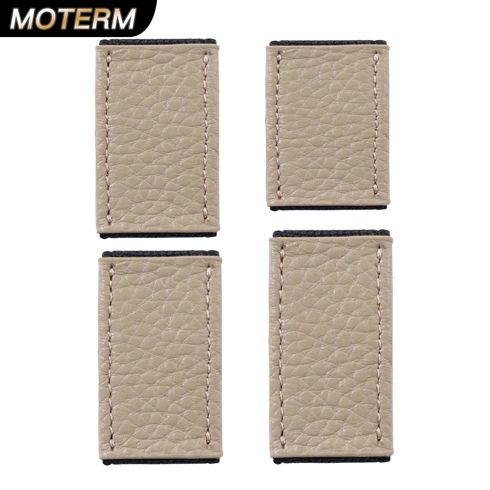 Leather Work Notebook - Moterm レザーペンループ 弾性ペンシルループ プランナーノートブックジャーナルのストラップ上のペンクリップホルダー学用品