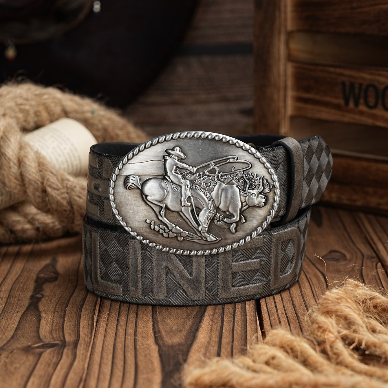 メンズ＆レディースカジュアルレトロベルトウエスタンスタイル！ - Leather Work Western のレビューと価格