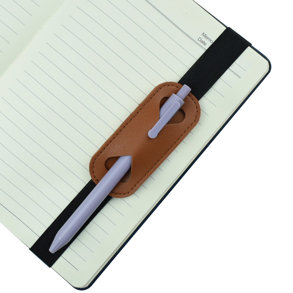 伸縮性のあるPUレザーペンホルダーバンド、ノートブックカバー - Leather Work Notebook のレビューと価格