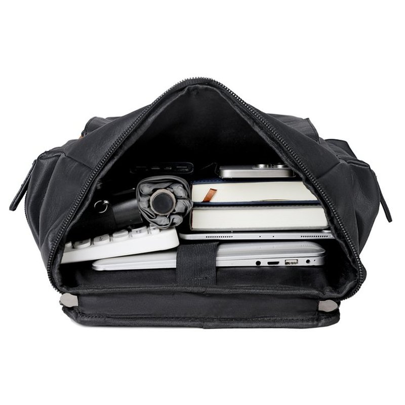 ニューヴィンテージメンズレザーバックパック 大容量15.6イ - Leather Work Backpack のレビューと価格