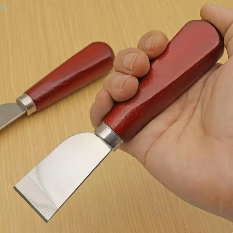 木製ハンドル付き革漉きナイフ、DIYレザークラフト用革漉きツ - Leatherwork Projects のレビューと価格