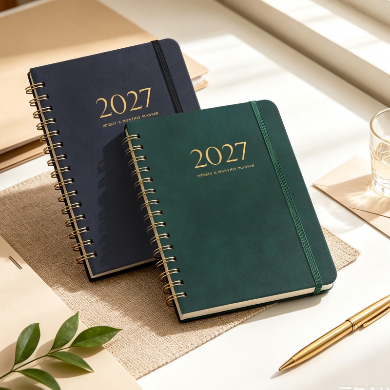 A5 PUレザー 2027年 ウィークリー・マンスリープラン - Leather Work Notebook のレビューと価格