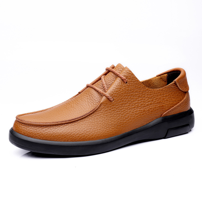 EAGSITY ライチ柄牛革レトロカジュアルシューズ男性靴ダ - Leatherwork Patterns のレビューと価格