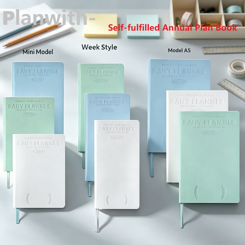 Planwith 自己日付付け年間プランナーノートブック ダ - Leather Work Notebook のレビューと価格