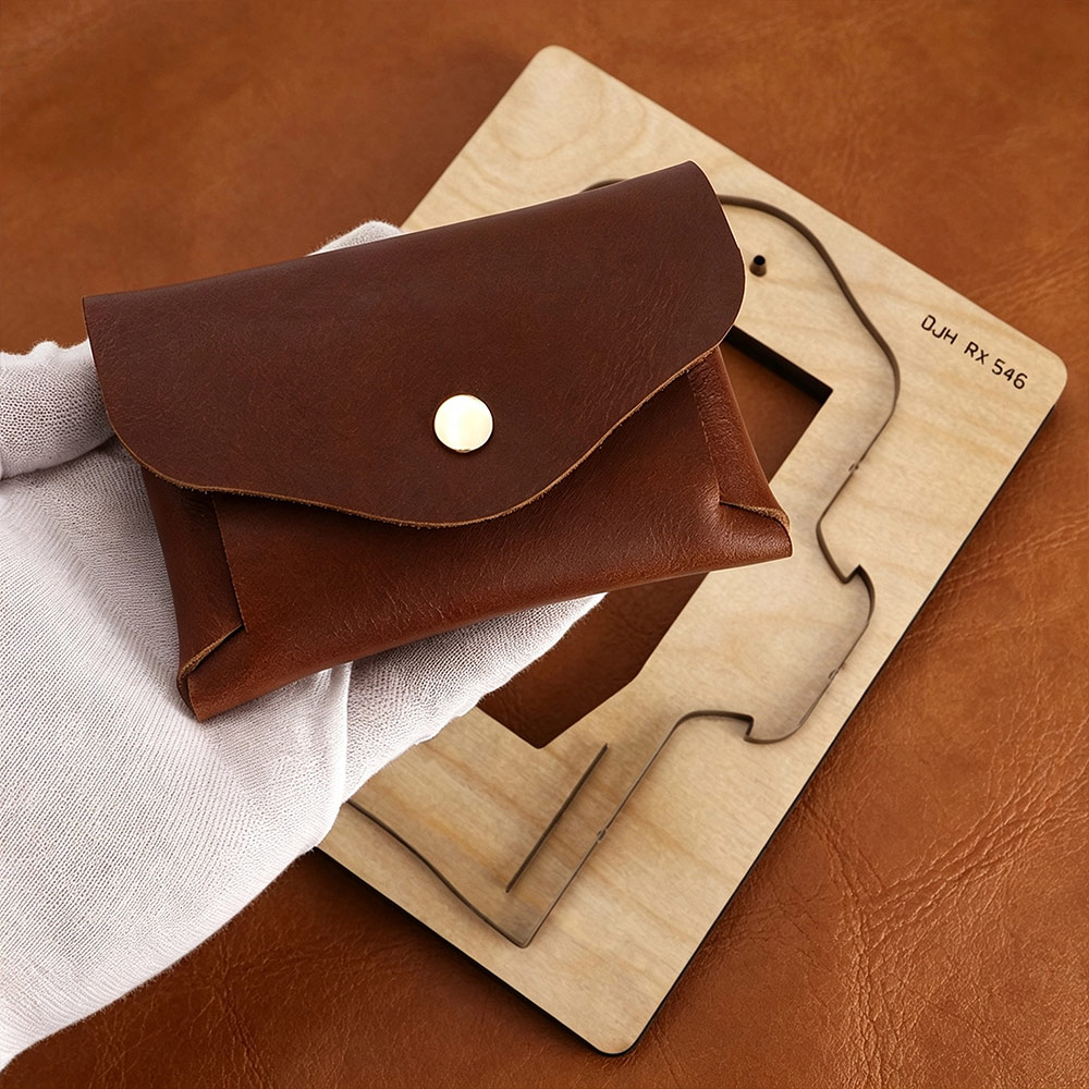財布コインバッグ革裁断型 DIY革工芸ツール 金属ダイカット - Leatherwork Patterns のレビューと価格