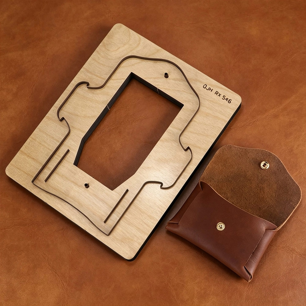 財布コインバッグ革裁断型 DIY革工芸ツール 金属ダイカット - Leatherwork Patterns のレビューと価格