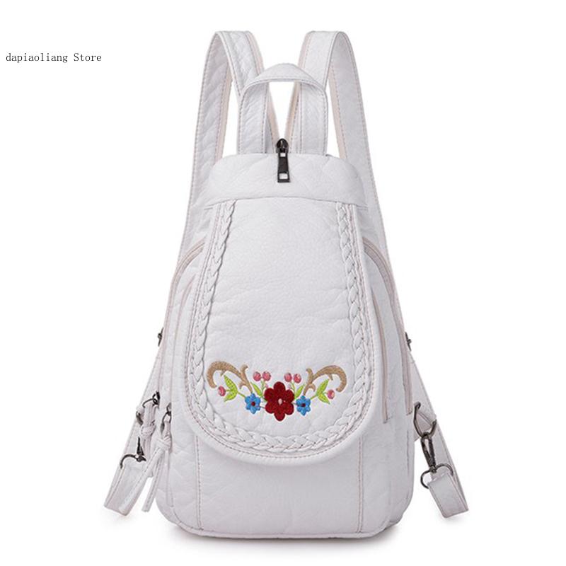 女性用ソフトレザーバックパック,チェストバッグ,ファッショナ - Leather Work Backpack のレビューと価格